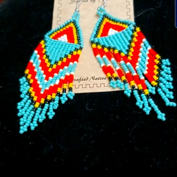 Aqua Earrings - Picture 1 of 1